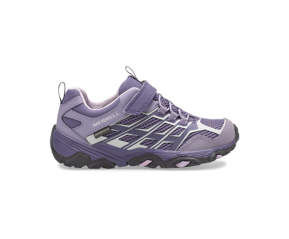 Tenis Criança - Merrell Moab Fst Baixo A/C Waterproof - Roxo - UIP167203